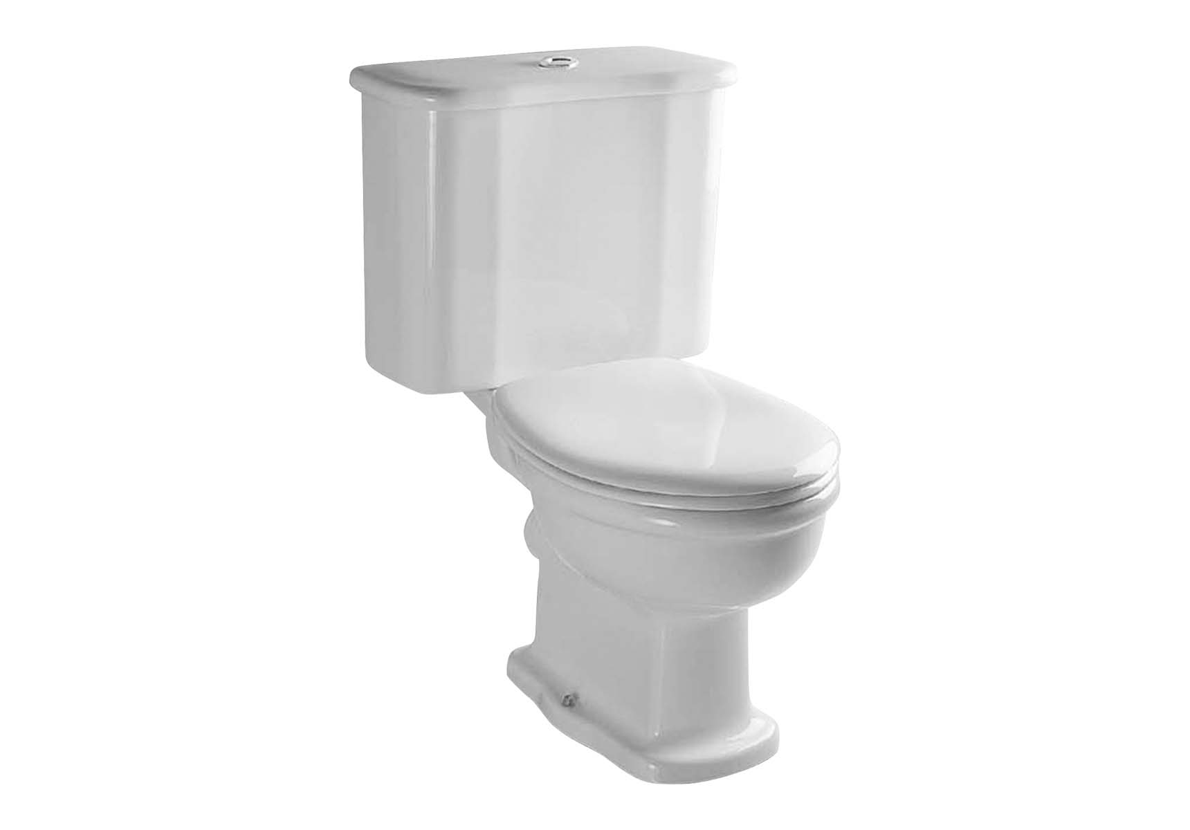 Aria Single WC Pan with Bottom Outlet without Bidet Pipe