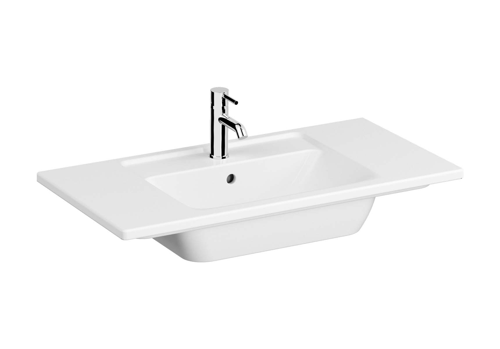 Vanity Basin, 90 cm, One Tap Hole, With Overflow Hole