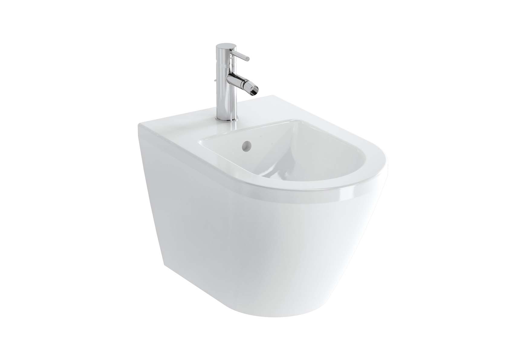 Wall-Hung Bidet, 54 cm, Without Side Holes