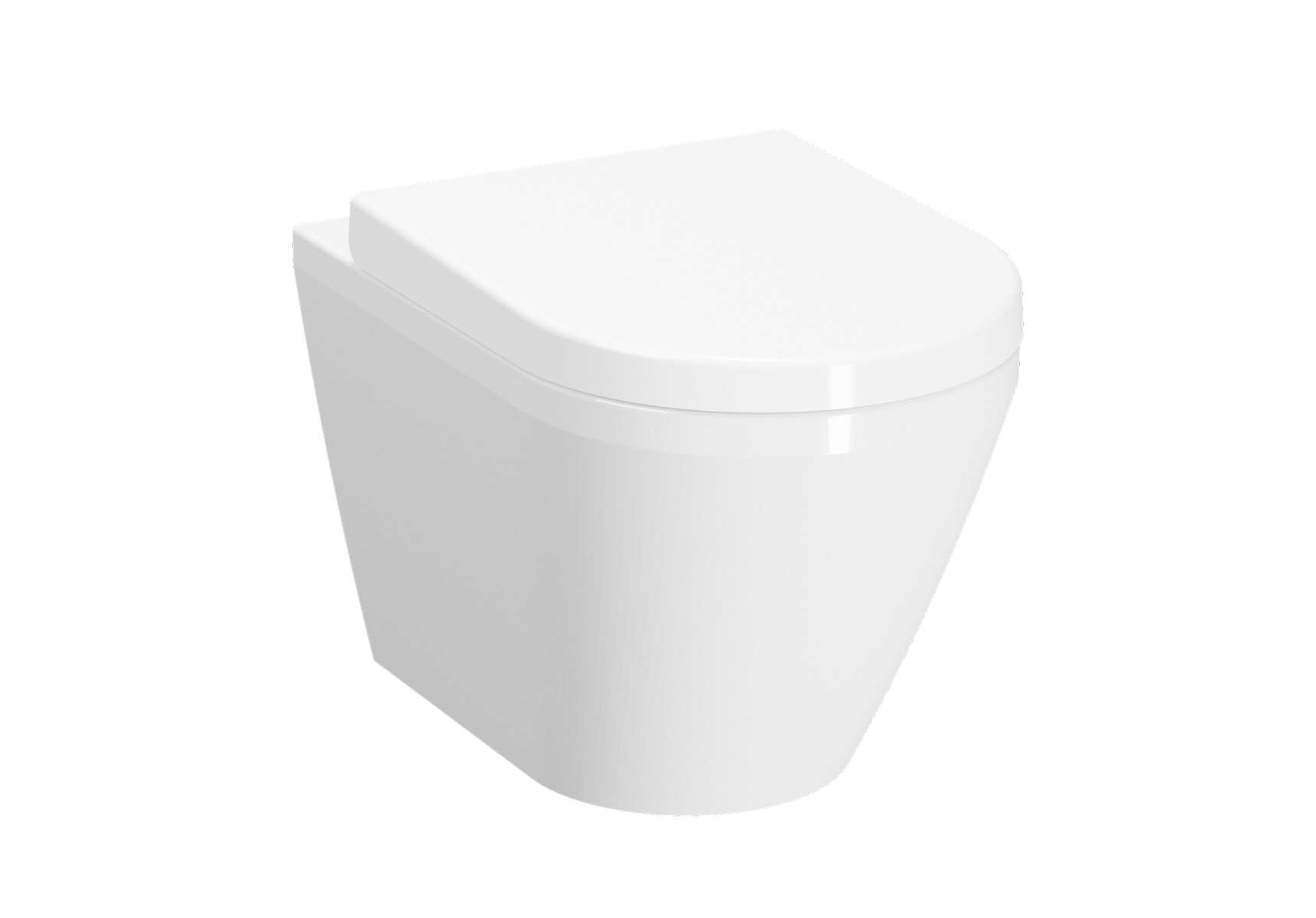Wall-Hung WC Pan, 54 cm, Without Side Holes
