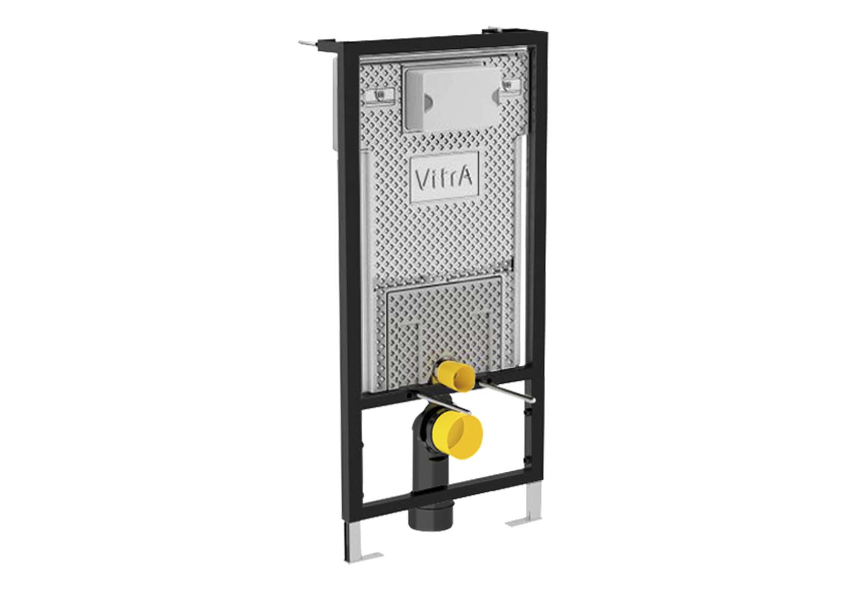 VitrA Pro Rapid Installation - 3/6 Liter Concealed Cistern Set (Pre-Wall Gypsumplate Wall) - Assembly to wall