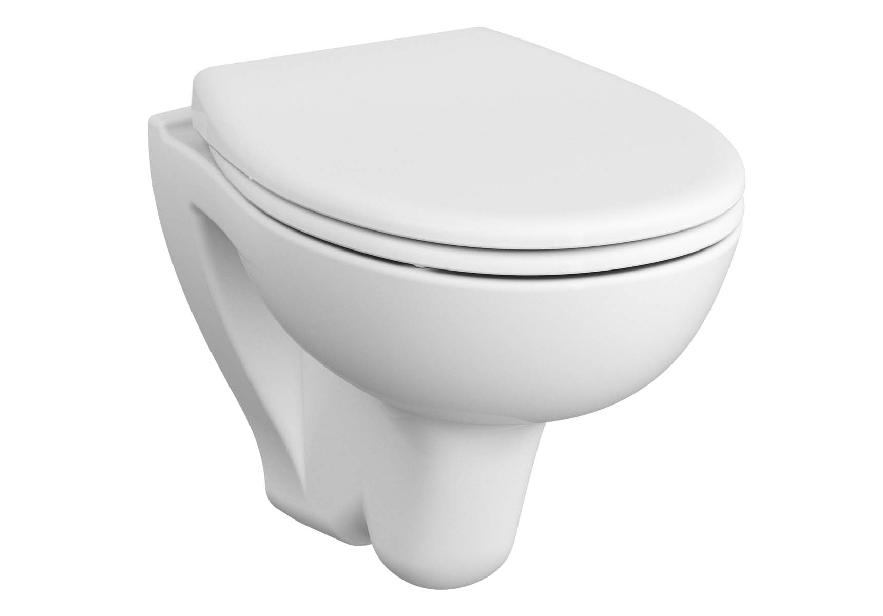 Wall-Hung WC Pan, Compact, 48 cm