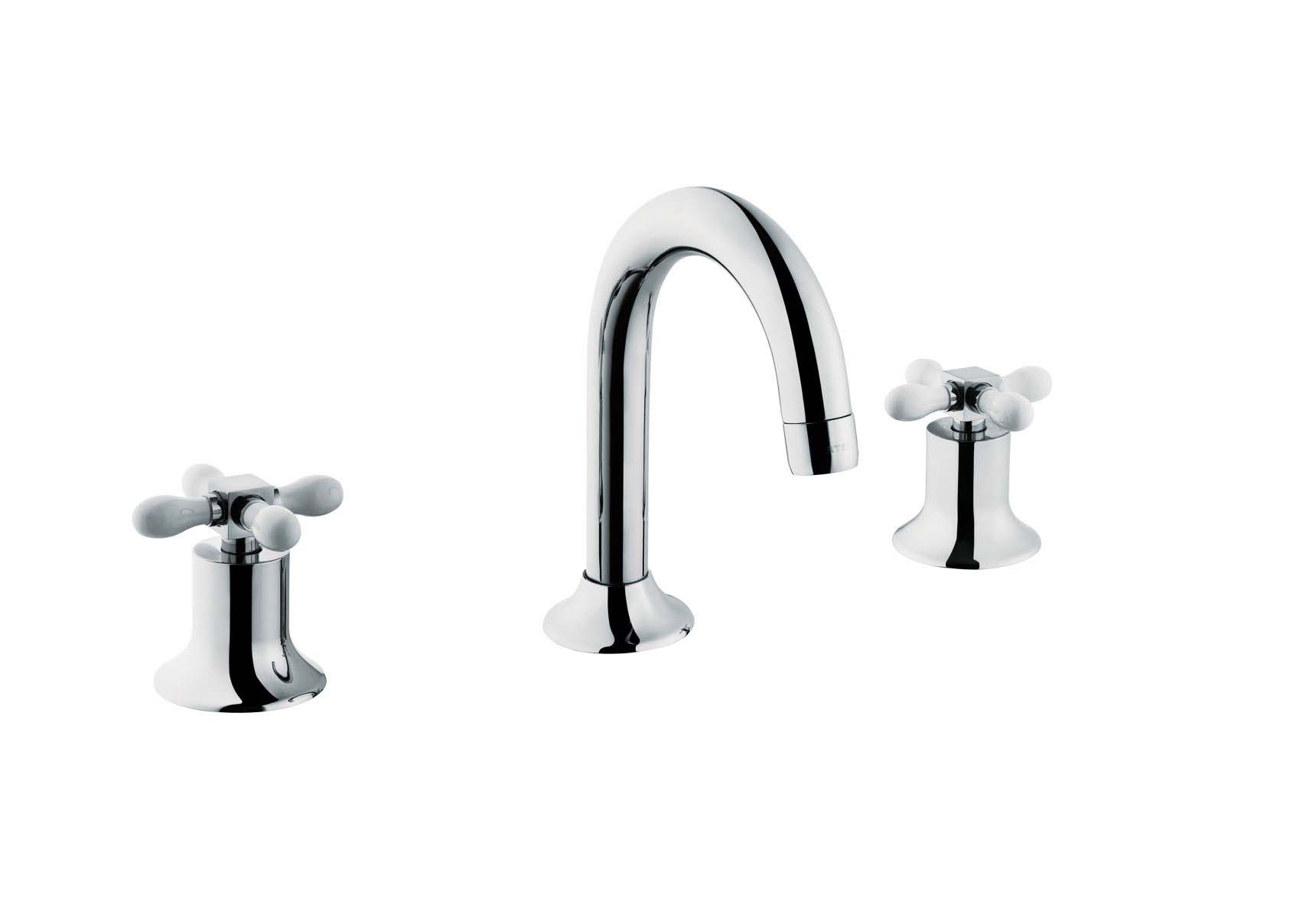 Juno Classic Basin Mixer (For 3-Hole Basins)