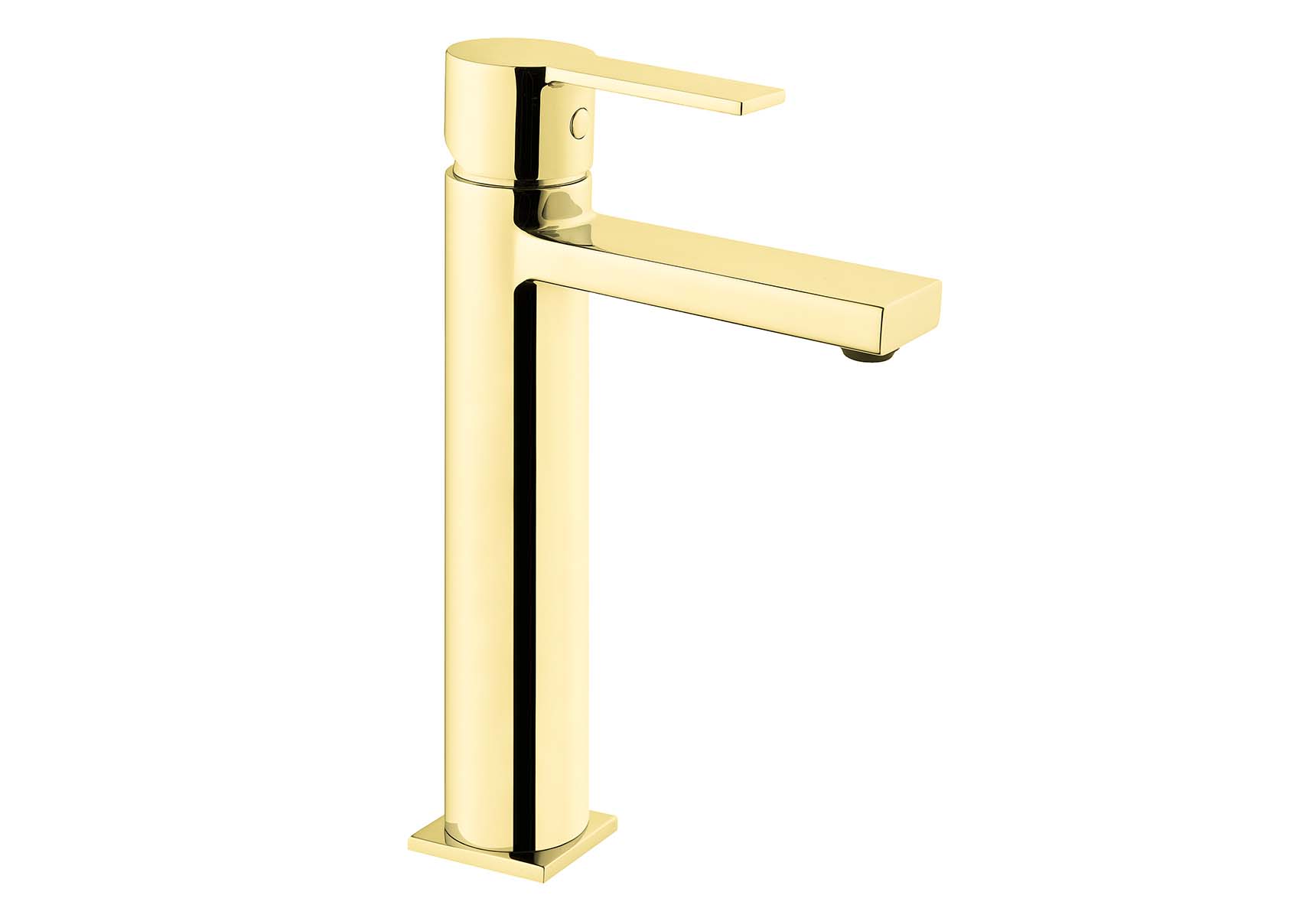 Flo S Basin Mixer , For Bowls, Gold