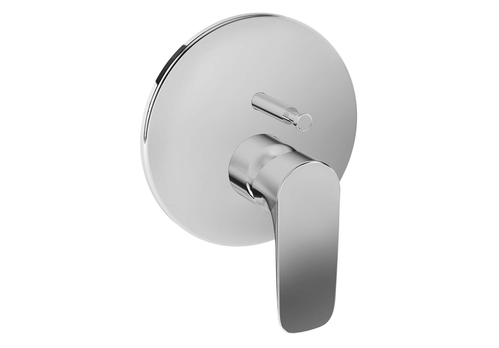 X-Line Built-In Bath/Shower Mixer, V-Box-Exposed Part, Chrome