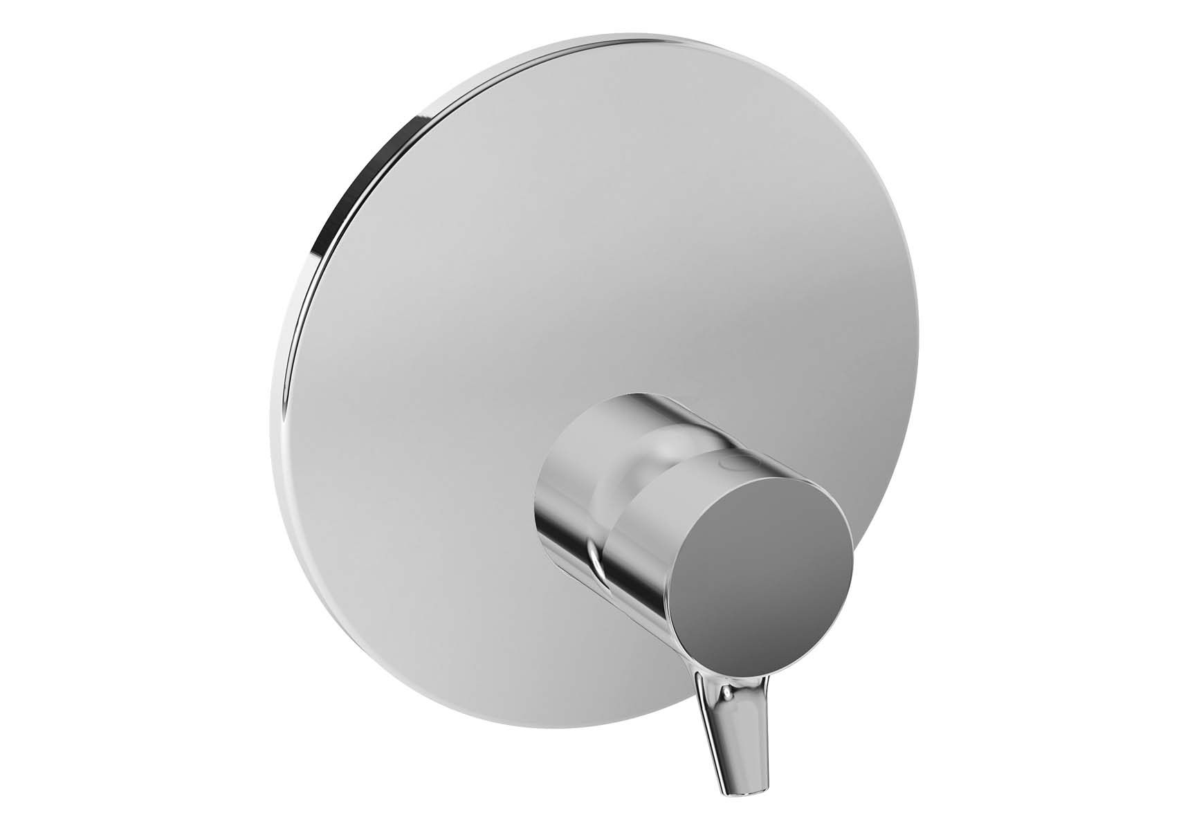 Nest Trendy Built-In Shower Mixer, V-Box-Exposed Part, Chrome