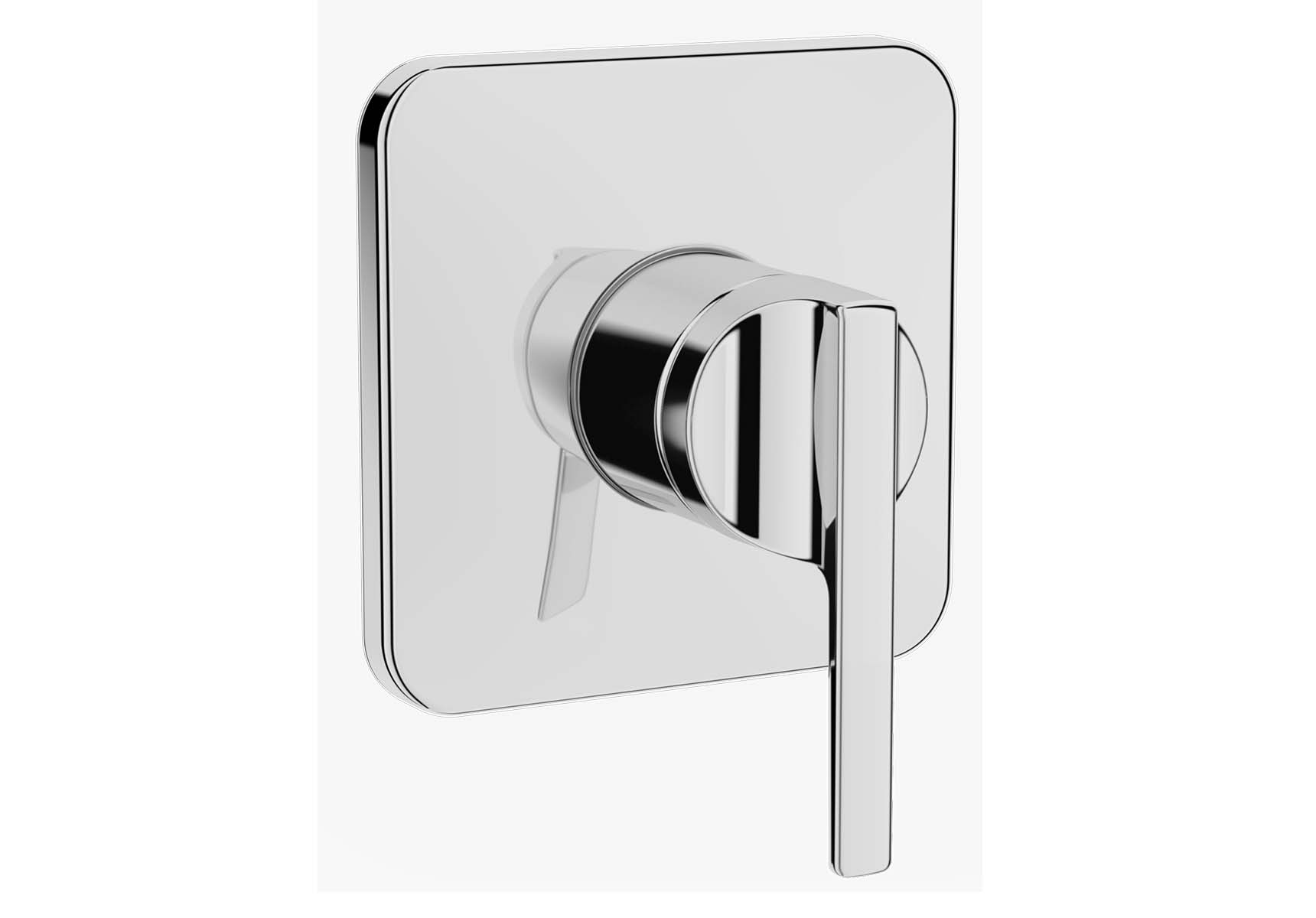 Suit Built-In Shower Mixer, Exposed Part, Chrome