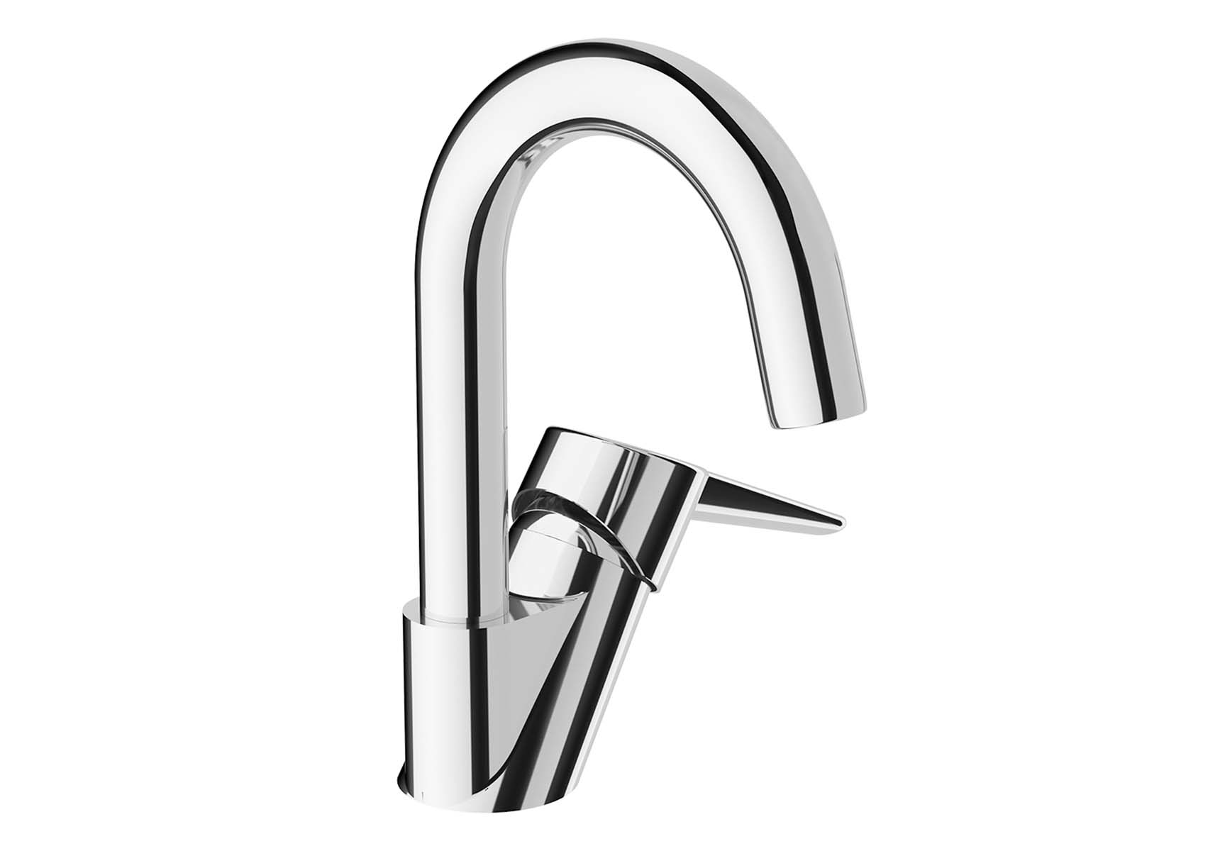 Solid S Basin Mixer (With Swivel spout)
