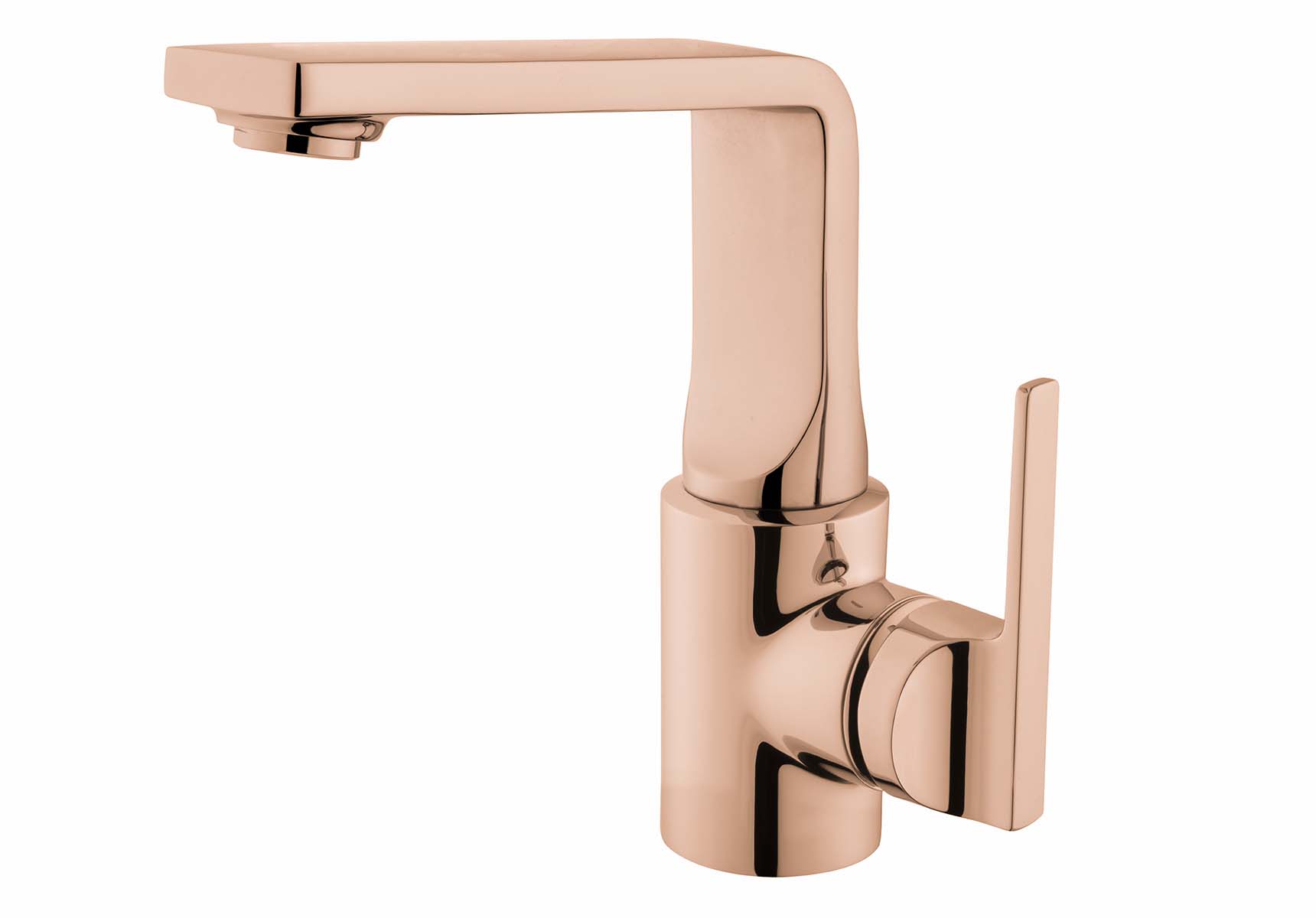 Suit Basin Mixer, Copper