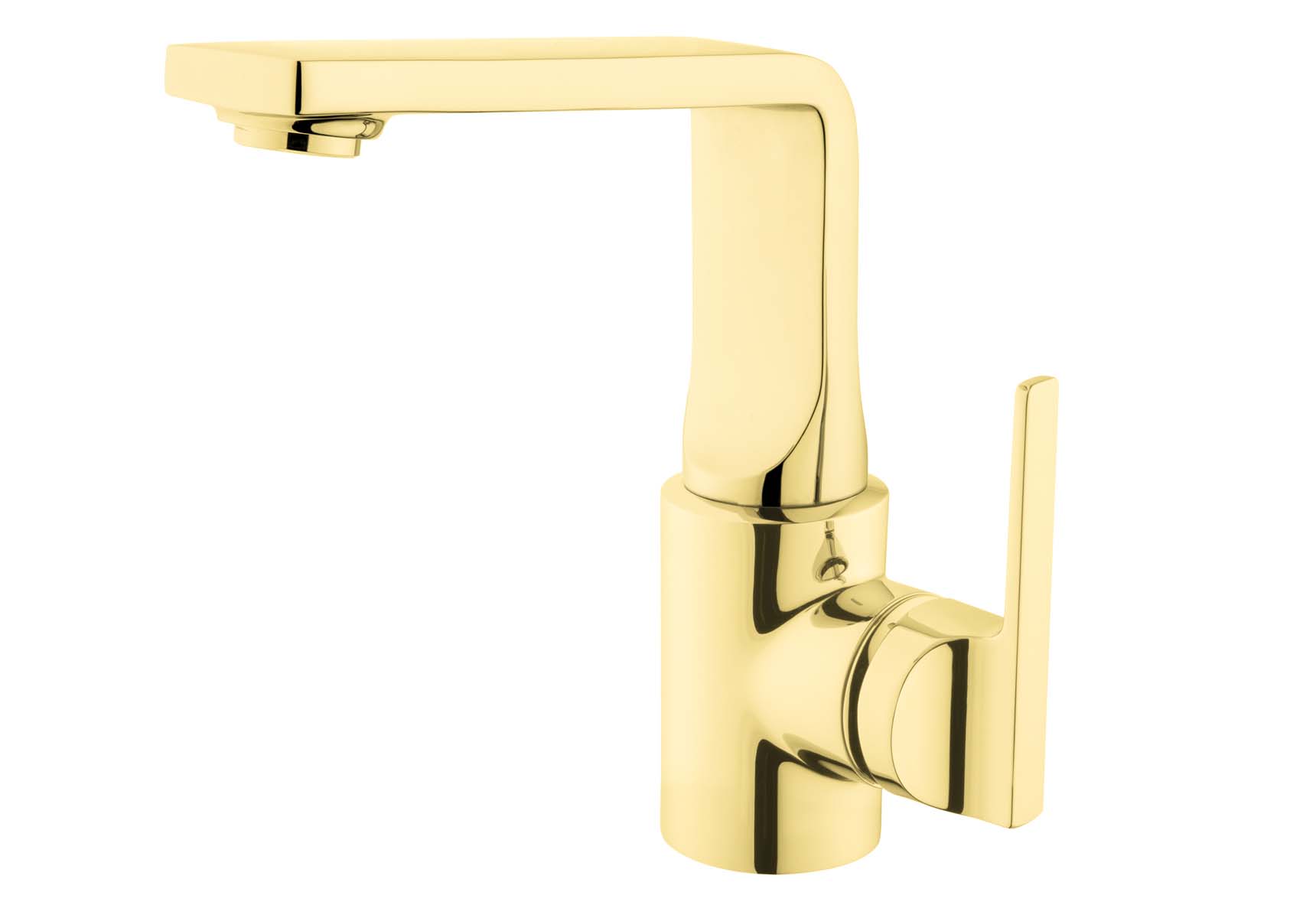 Suit Basin Mixer, With Pop-Up, Gold