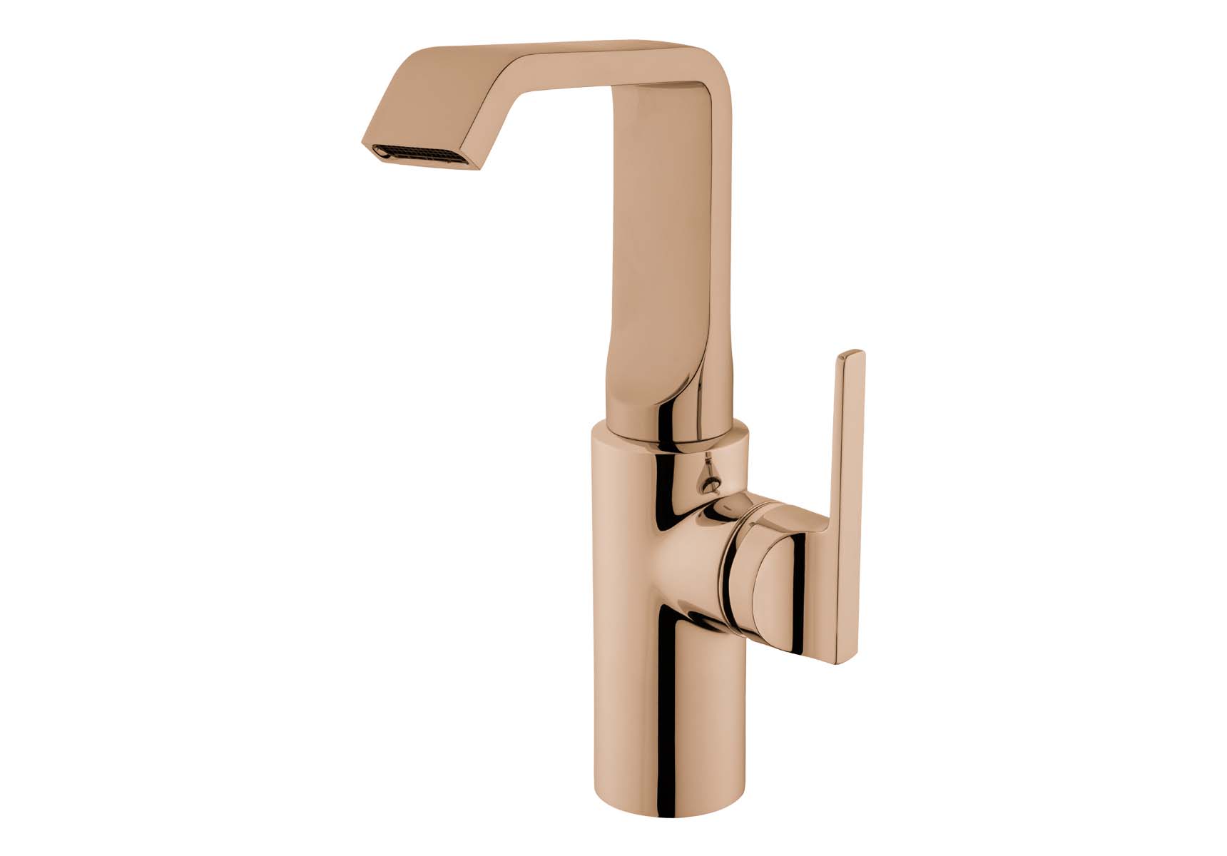 Suit Basin Mixer, With Pop-Up-For Bowls, Copper