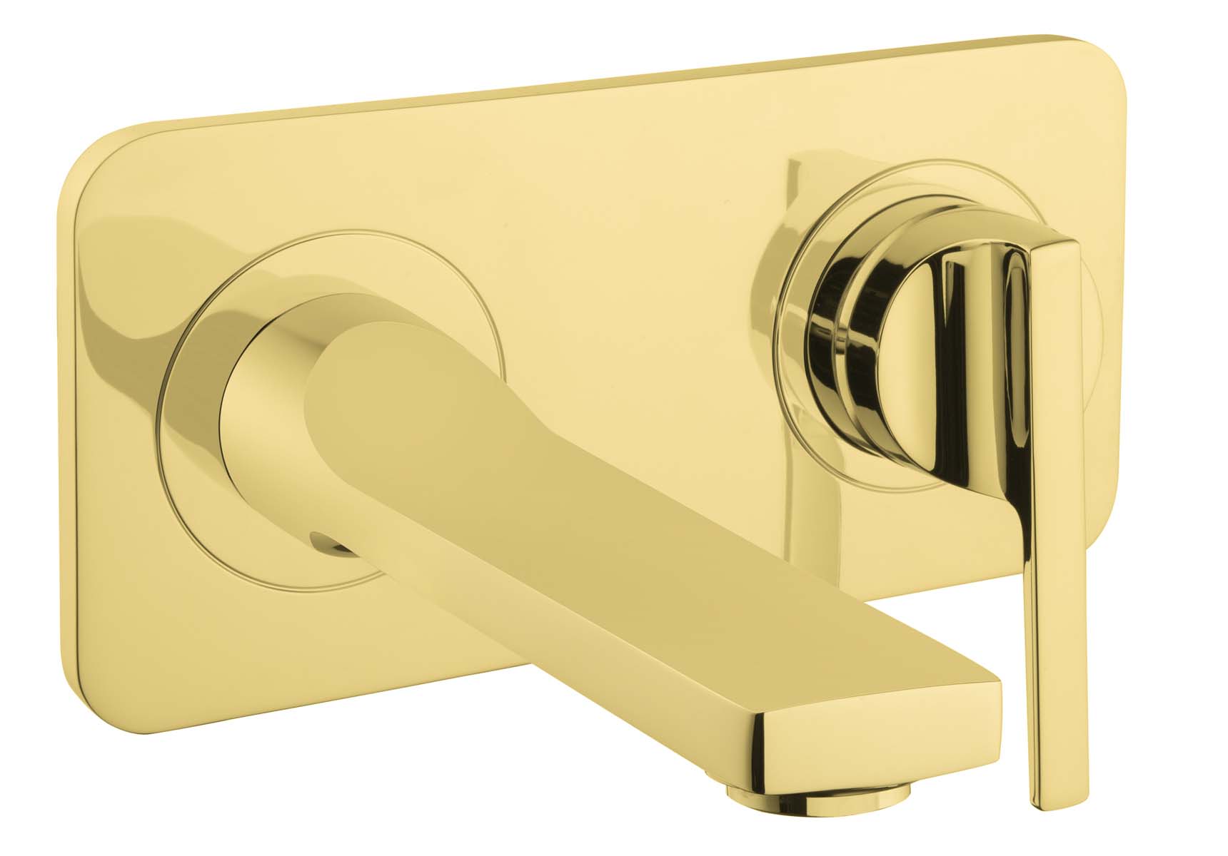 Suit Built-In Basin Mixer, Exposed Part, Gold