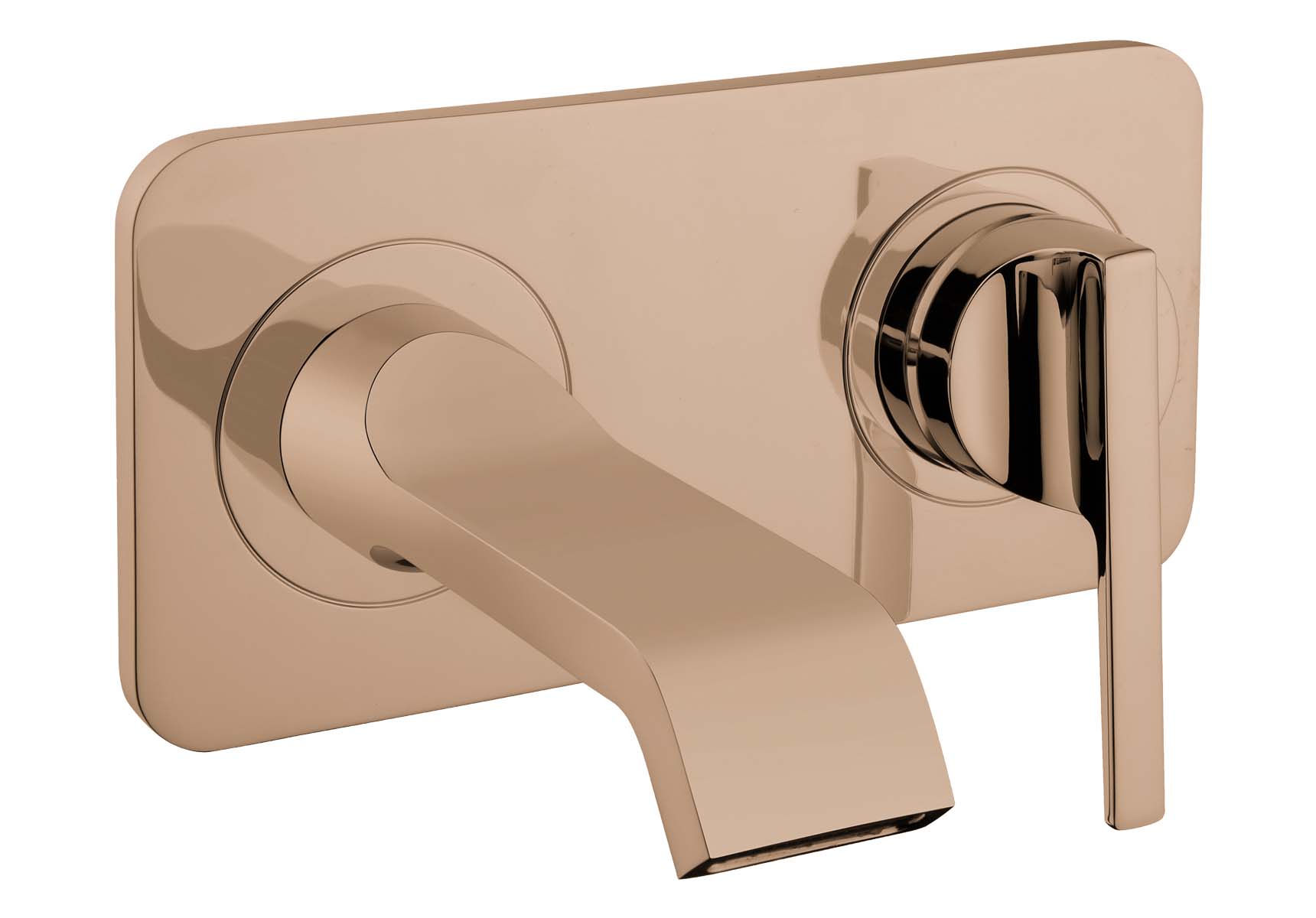 Suit Built-In Basin Mixer, Exposed Part, Copper