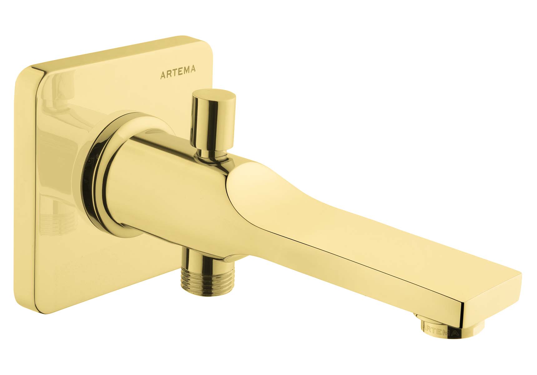 Suit Bath Spout, With Handshower Outlet, Gold