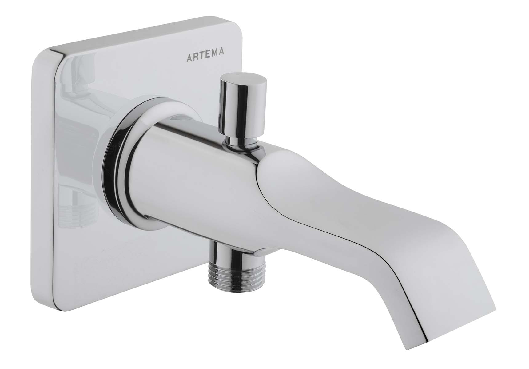 Suit Bath Spout, With Handshower Outlet, Chrome