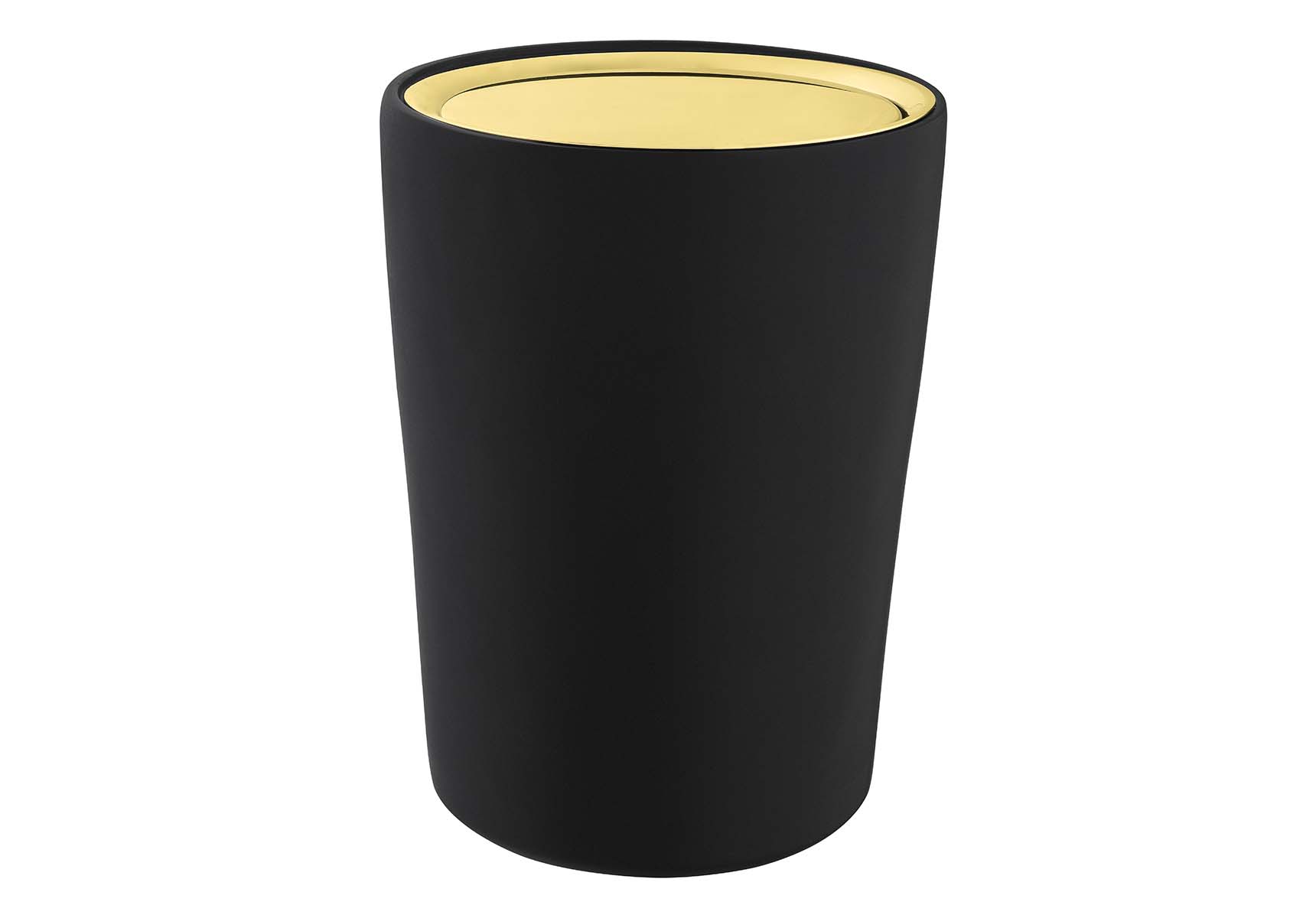 Eternity Trash Bin - Black / Gold