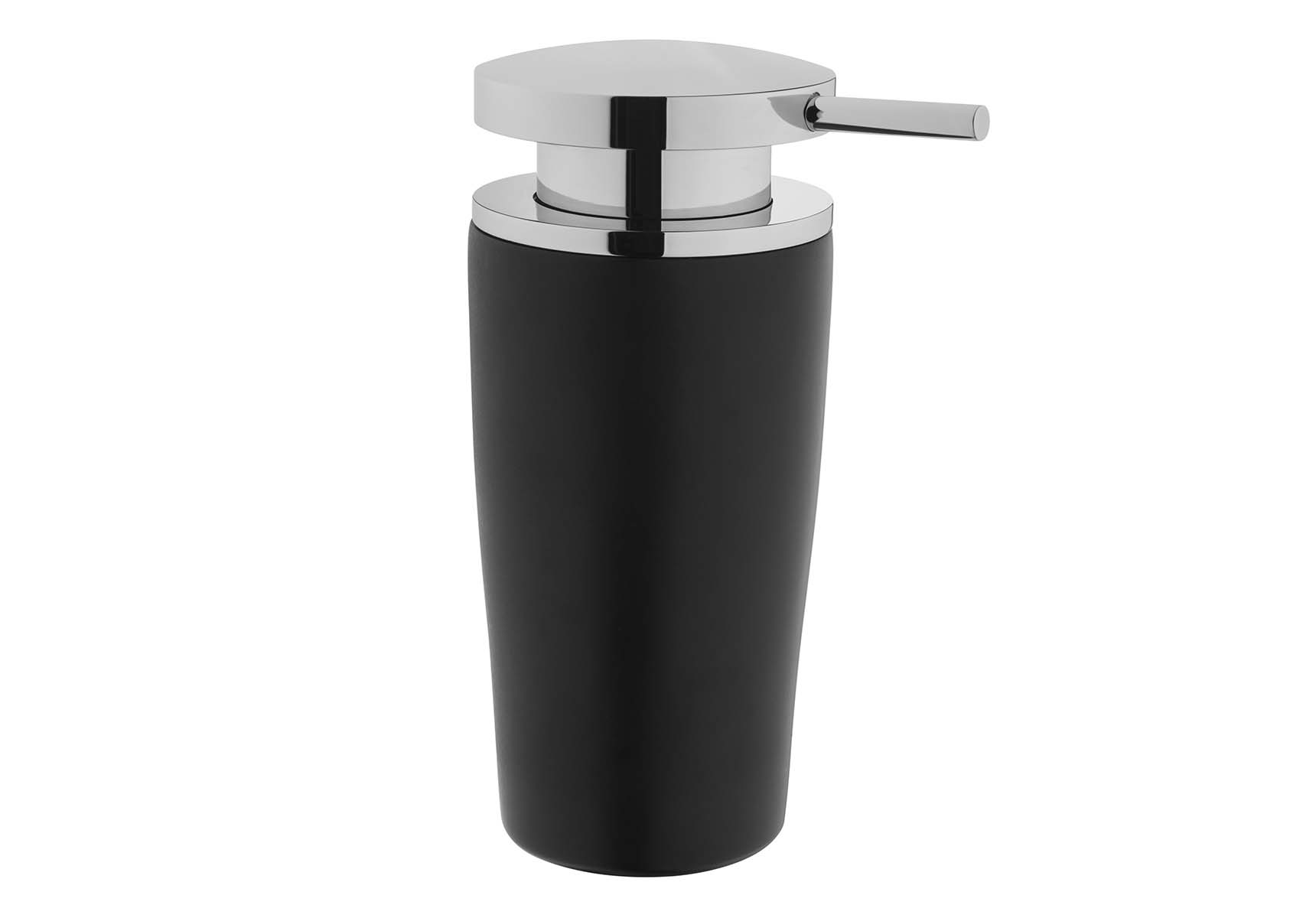 Eternity Liquid Soap Dispenser - Black / Shinny Chrome