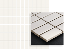 Albir Bianco Mozaika Prasowana K.2,3X4,8 