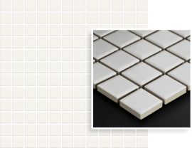 Albir Bianco Mozaika Prasowana K.2,3X2,3 