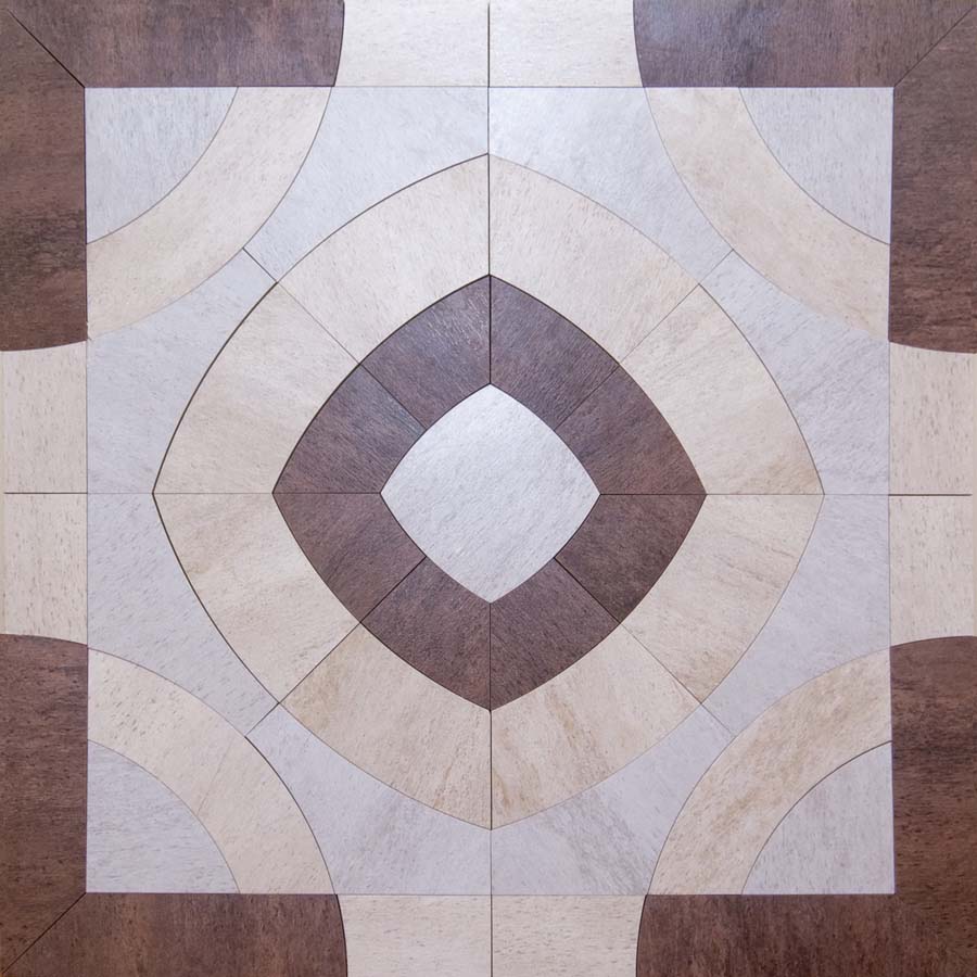 90x90 Neo Quarzite Tile White - Cream - Mocha Semi Glossy