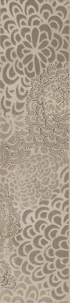 14x60 Bloom Border 1 Mink Glossy