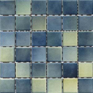 5x5 Colorline Mosaic Green - Blue Matt