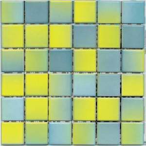 5x5 Colorline Mosaic Yellow - Blue Matt