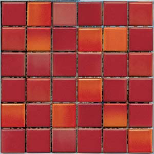5x5 Colorline Tile Red Matt
