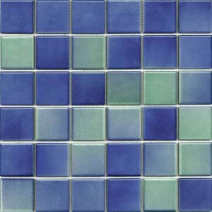 5x5 Colorline Mosaic Dark Blue - Green Matt