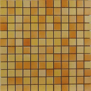 2.5x2.5 Colorline Mosaic Orange - Yellow Glossy