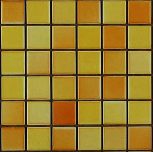 5x5 Colorline Mosaic Orange - Yellow Matt