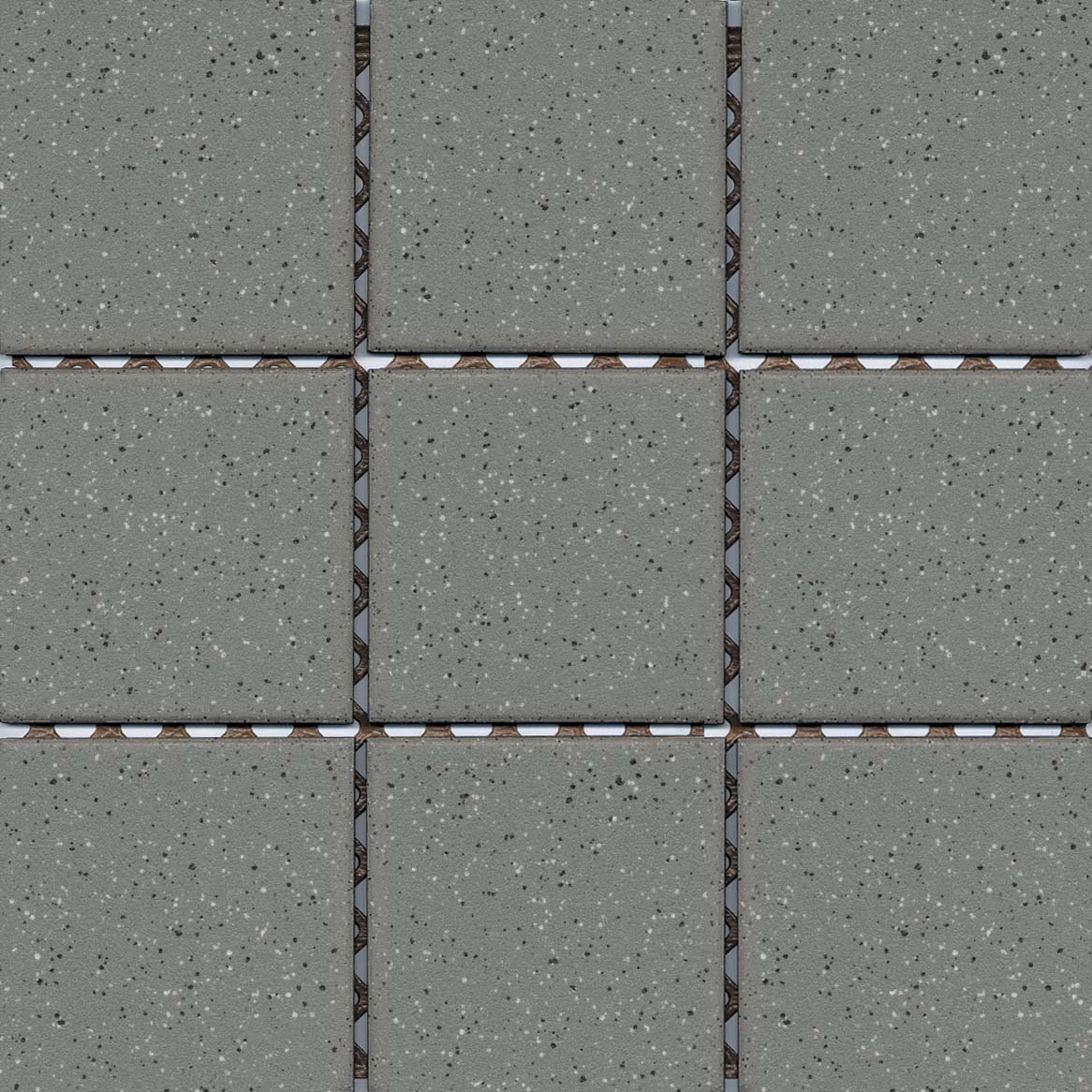 10x10 Color Dot Tile Grey Matt