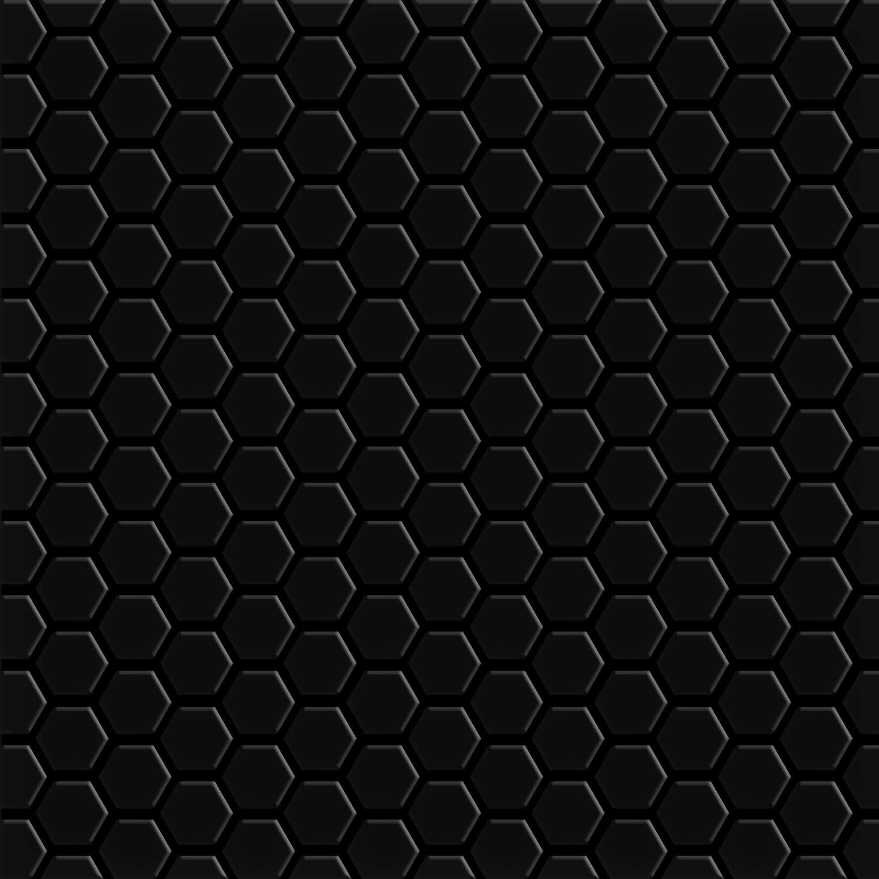 2.5x2.5 Miniworx Hexagon RAL 0001500 Black Matt