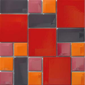 30x30 Day To Day Tile Red Matt