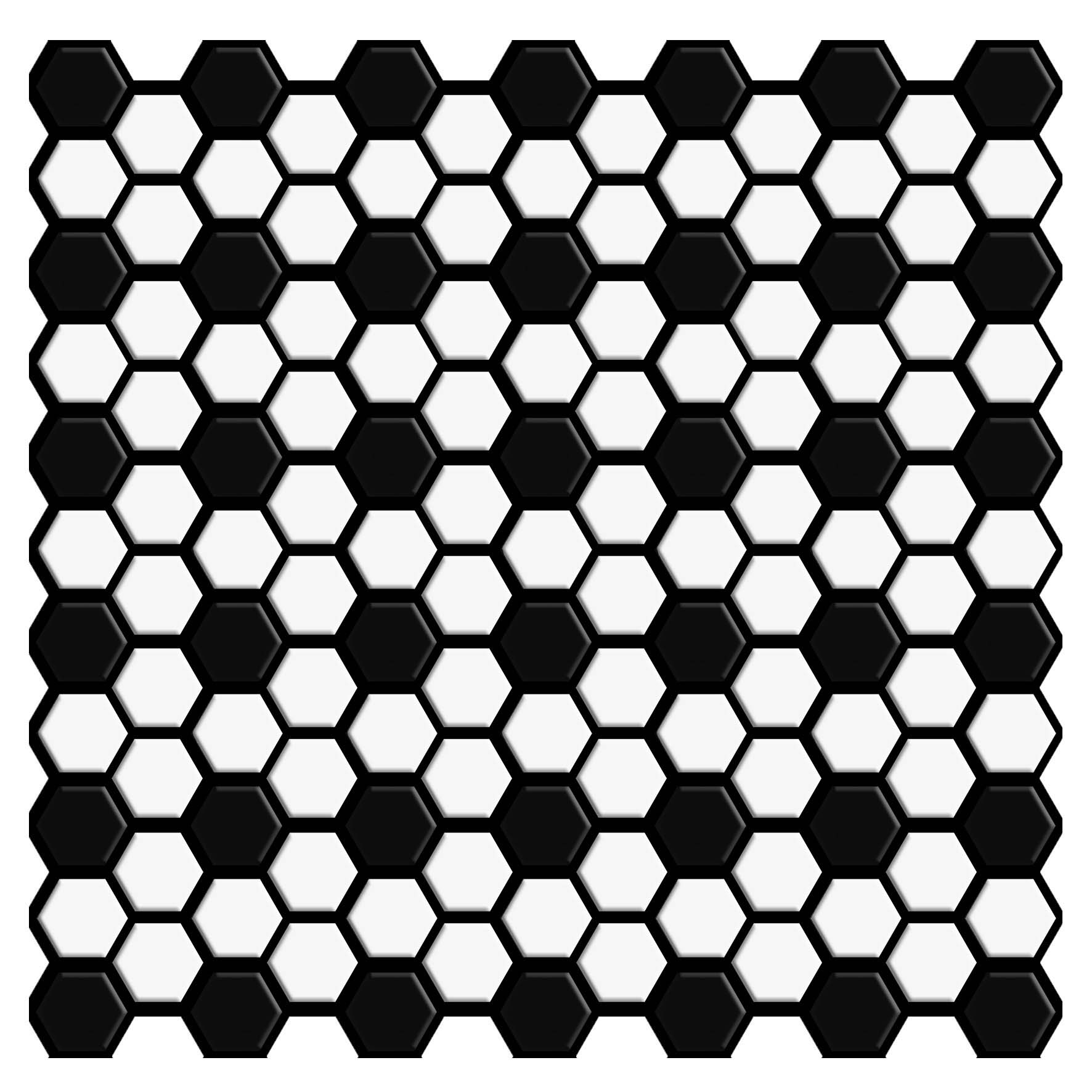 2.5x2.5 Miniworx Hexagon White Matt