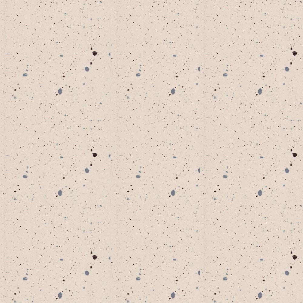 30x30 Maksi Dot Tile Blue - Black Matt