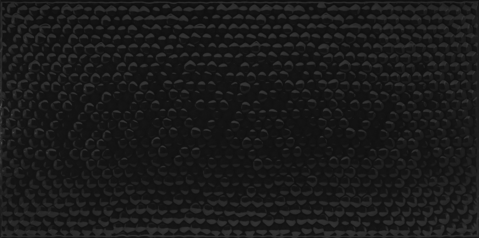 30x60 Pebbles Black Tile Glossy
