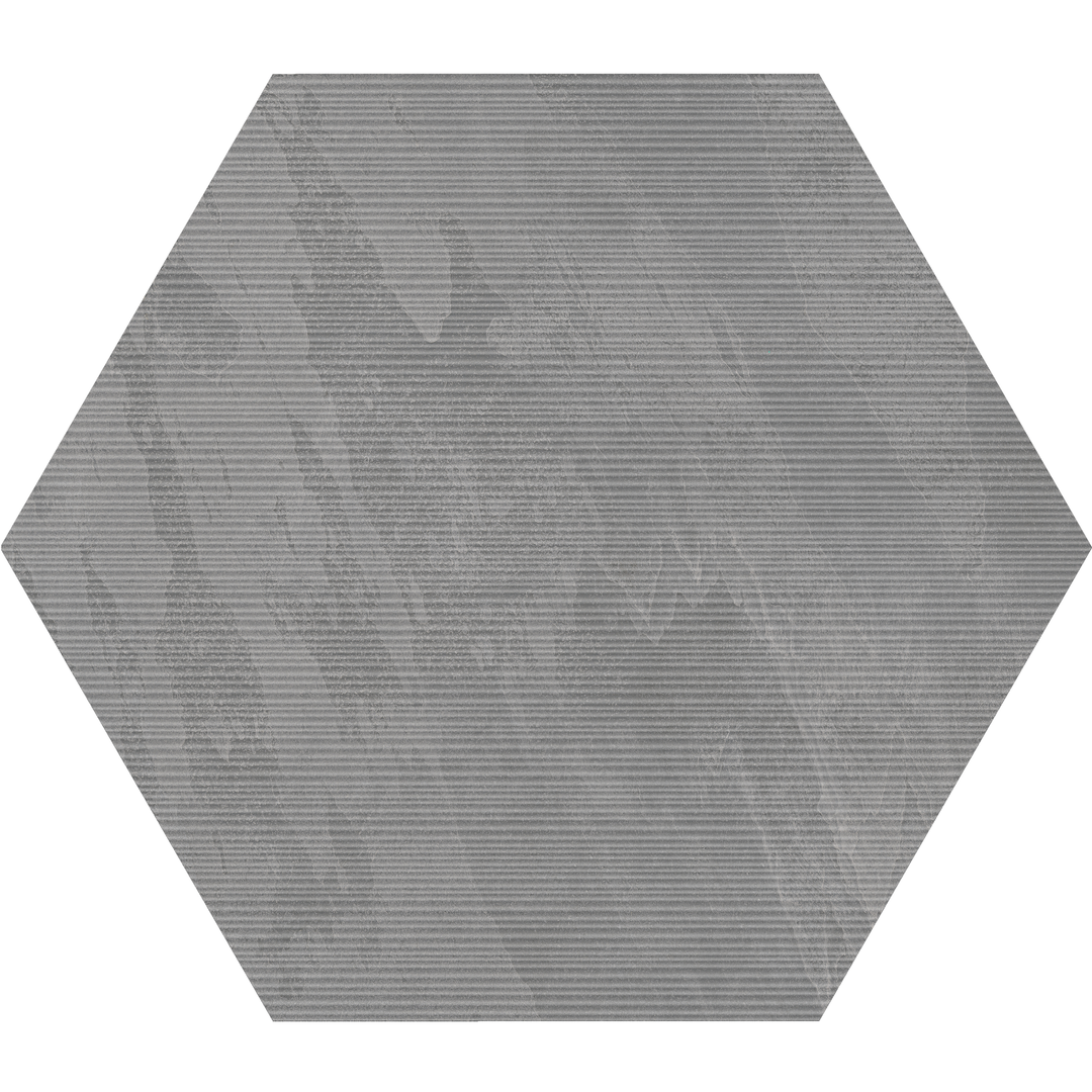 51.4X59.4 TECH-SLATE HEXAGON D.GREY RGT