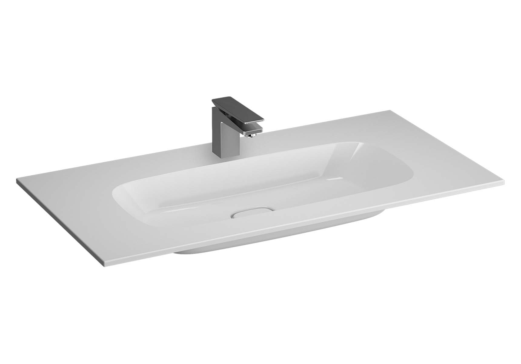 Metropole Mineral Cast Vanity Basin, 100 cm