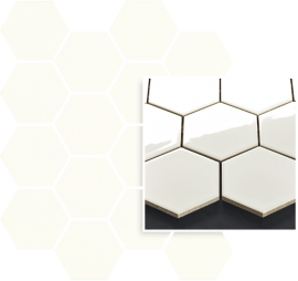 Uniwersalna Mozaika Prasowana Bianco Paradyż Hexagon 