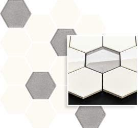 Uniwersalna Mozaika Prasowana Bianco Paradyż Hexagon Mix 