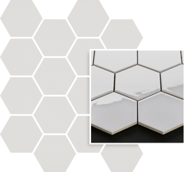 Uniwersalna Mozaika Prasowana Grys Paradyż Hexagon 