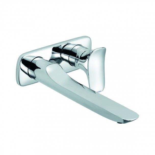 CONCEALED TWO HOLE WALL MOUNTED BASIN MIXER