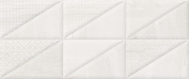 CALEDONIA WHITE SHINY DECOR 25x60 - B46