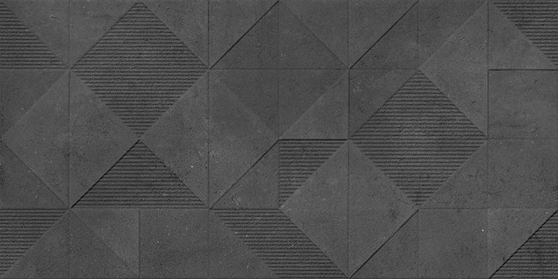 ORIGAMI GRAPHITE DECOR RECT. 45x90 - B12