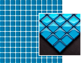 Uniwersalna Mozaika Szklana Paradyż Azzurro K.2,3X2,3 